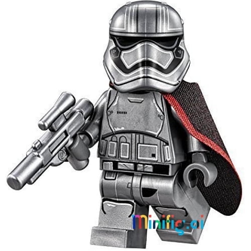 LEGO Star Wars Captain Phasma Minifigure with Silver Blaster Gun From Set 75201
