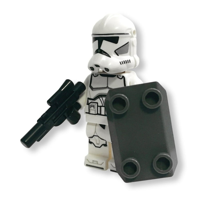LEGO Star Wars Clone Trooper Mini Lego Figure Toy with Shield and