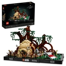 LEGO Star Wars Dagobah Jedi Training Diorama 75330 Set for Adults, with Yoda, R2-D2 and Luke Skywalker’s X-wing, Birthday Gift Idea for Men, Women, Him, Her, Room Décor Memorabilia