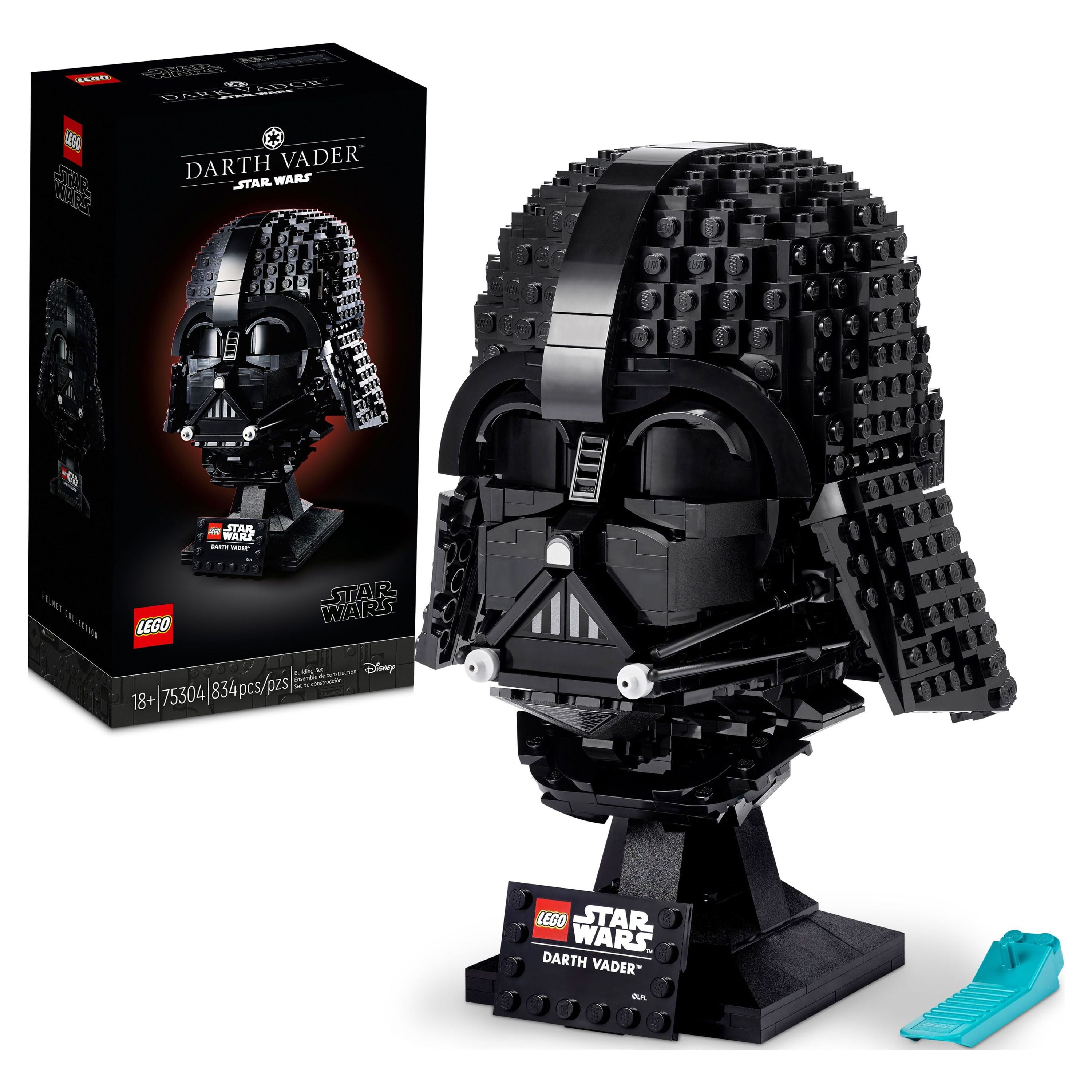 LEGO Star Wars Darth Vader Helmet 75304 Set, Mask Display Model Kit for Adults to Build, Gift Idea for Men, Women, Him or Her, Collectible Home Decor Model - image 1 of 8