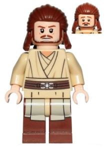 LEGO Star Wars Episode 1 Qui-Gon Jinn Minifigure [without Cape] [No Packaging]