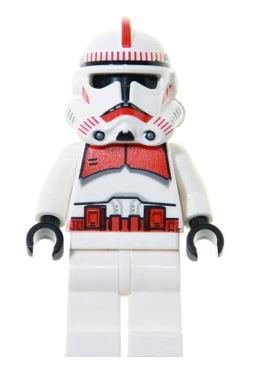 LEGO Star Wars Episode 3 Clone Shock Trooper Minifigure [White Hips] [No Packaging]