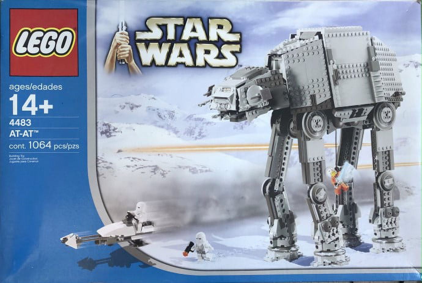Lego 4483 2003 Lego At At LEGO Star Wars Episode IV-VI AT-AT Rare Blue