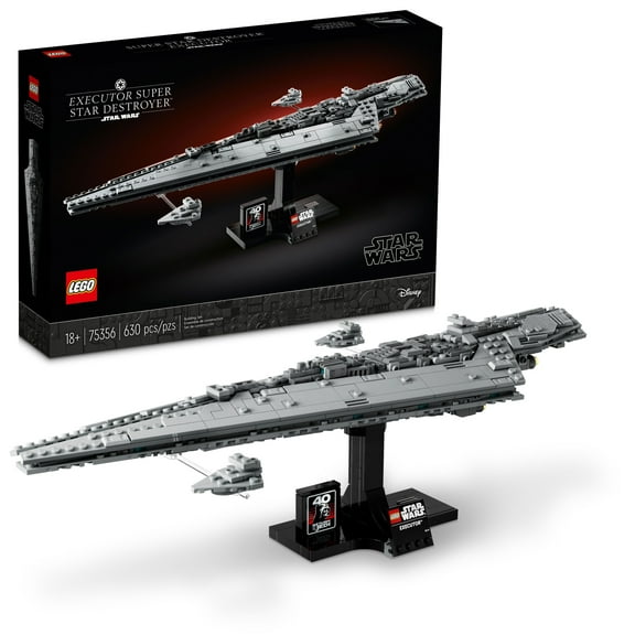 LEGO Star Wars Executor Super Star Destroyer Building Set for Adults - Darth Vader Collectible Model Kit, Ages 18+ - Gift for Birthdays - 75356