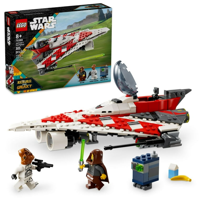 Free Shipping! LEGO Star Wars Jedi Bob's Starfighter Building Toy