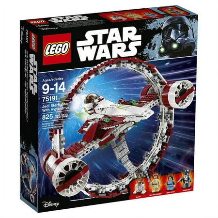 LEGO 6175769 Star Wars Jedi Starfighter with Hyperdrive 75191 Building Kit for 9 - 14 years 825 Pieces