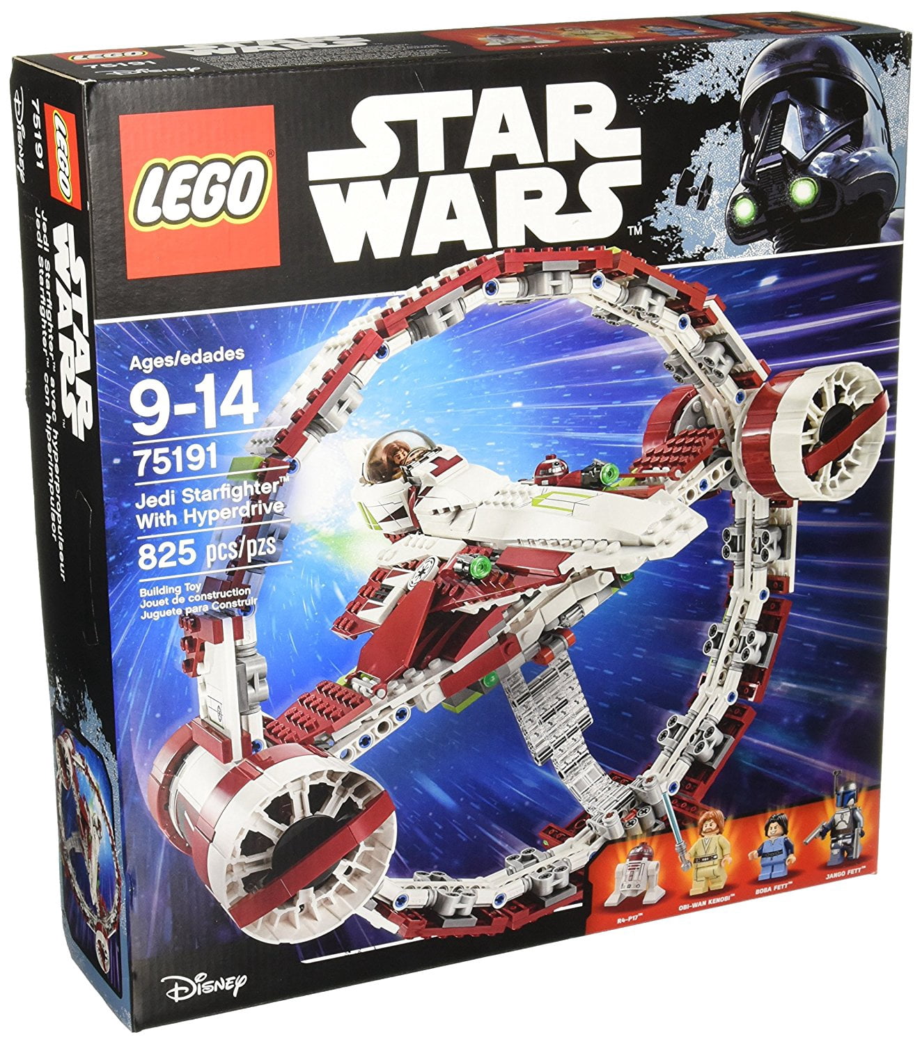 LEGO 6175769 Star Wars Jedi Starfighter with Hyperdrive 75191