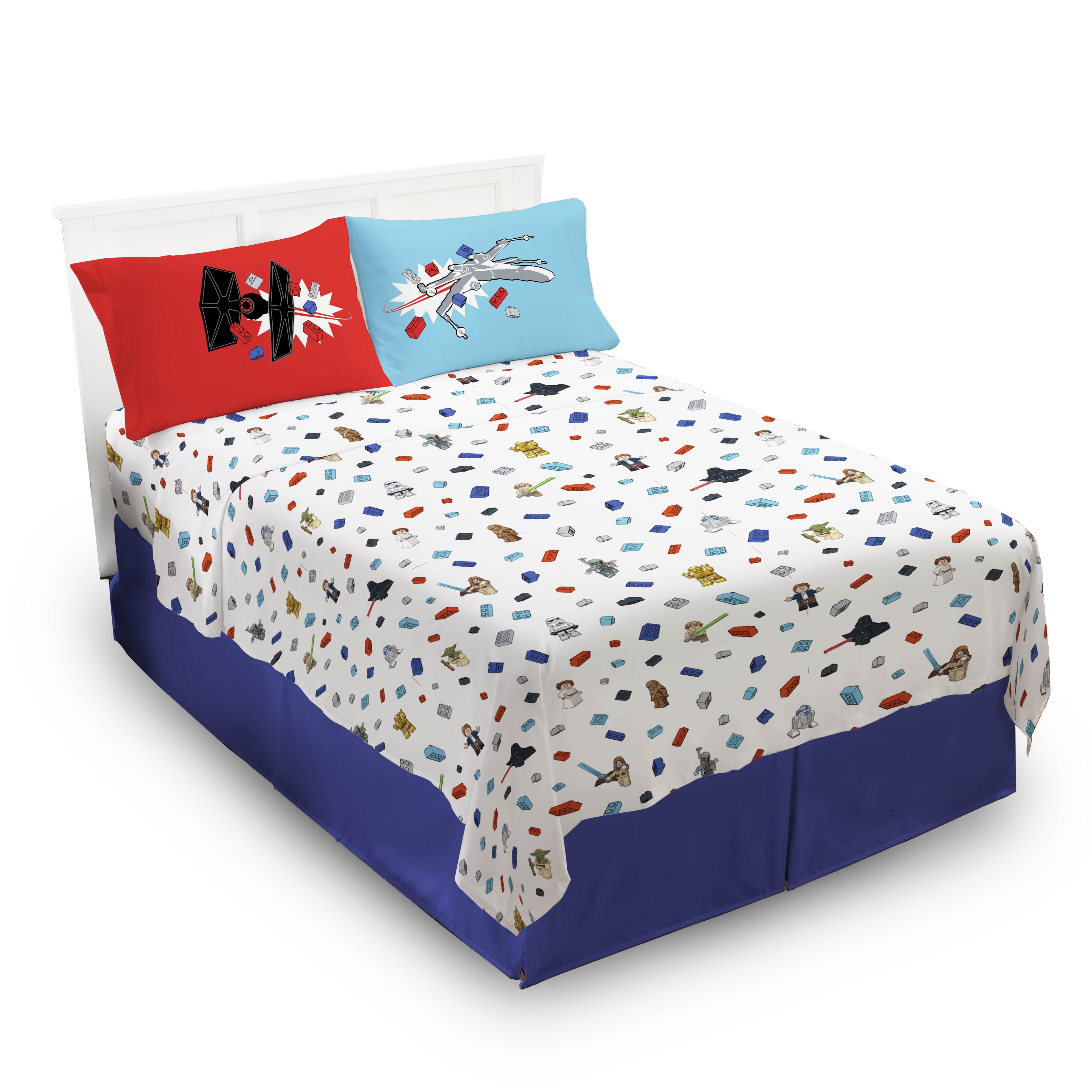 LEGO® Star Wars Kids 4 Piece Multicolor Bedding Sheet Set, Full Size