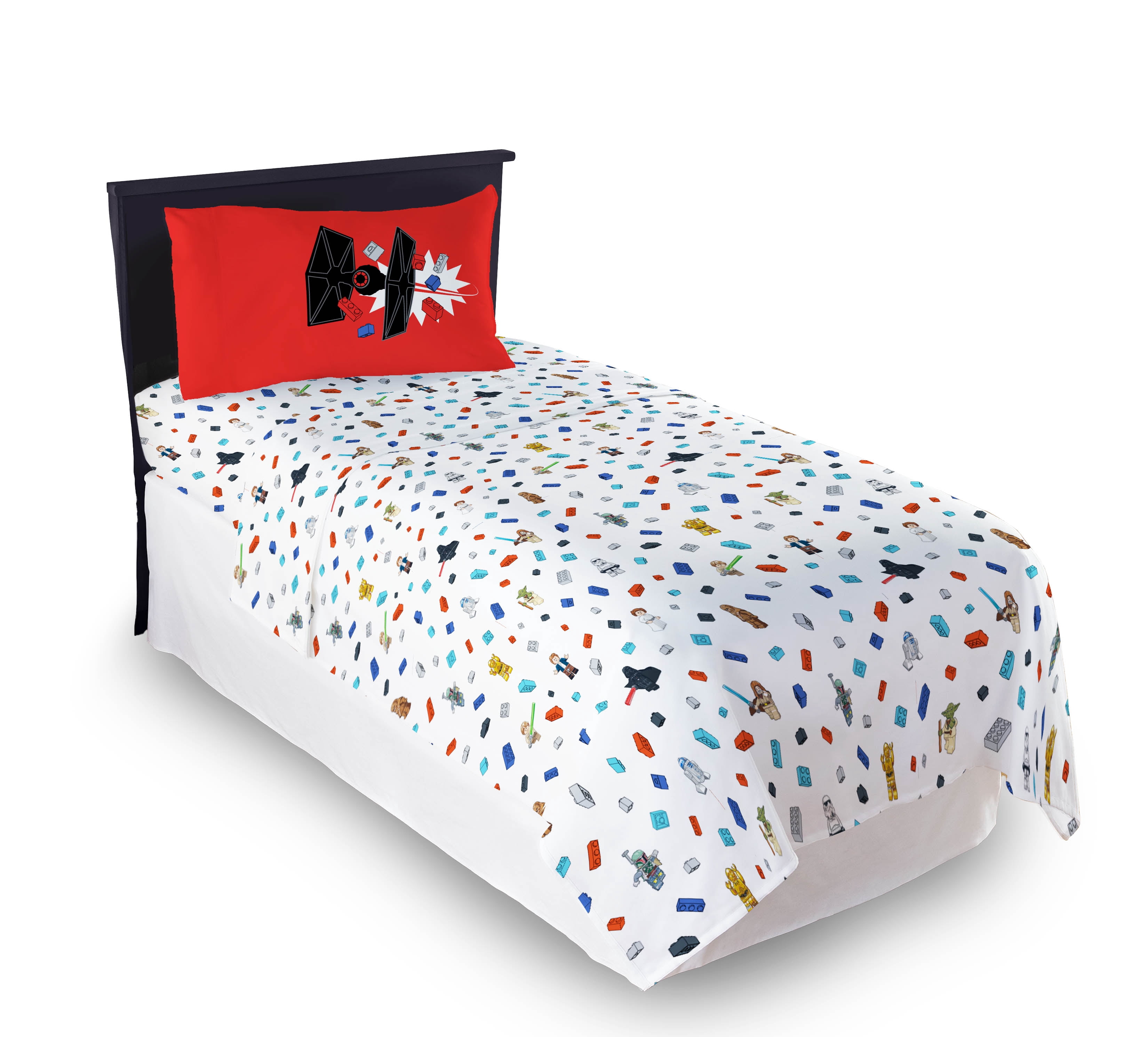 LEGO® Star Wars Kids 3 Piece Multicolor Bedding Sheet Set, Twin Size