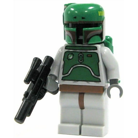 LEGO Star Wars Classic Boba Fett Minifigure with Blaster Gun From Sets 6209 & 6210