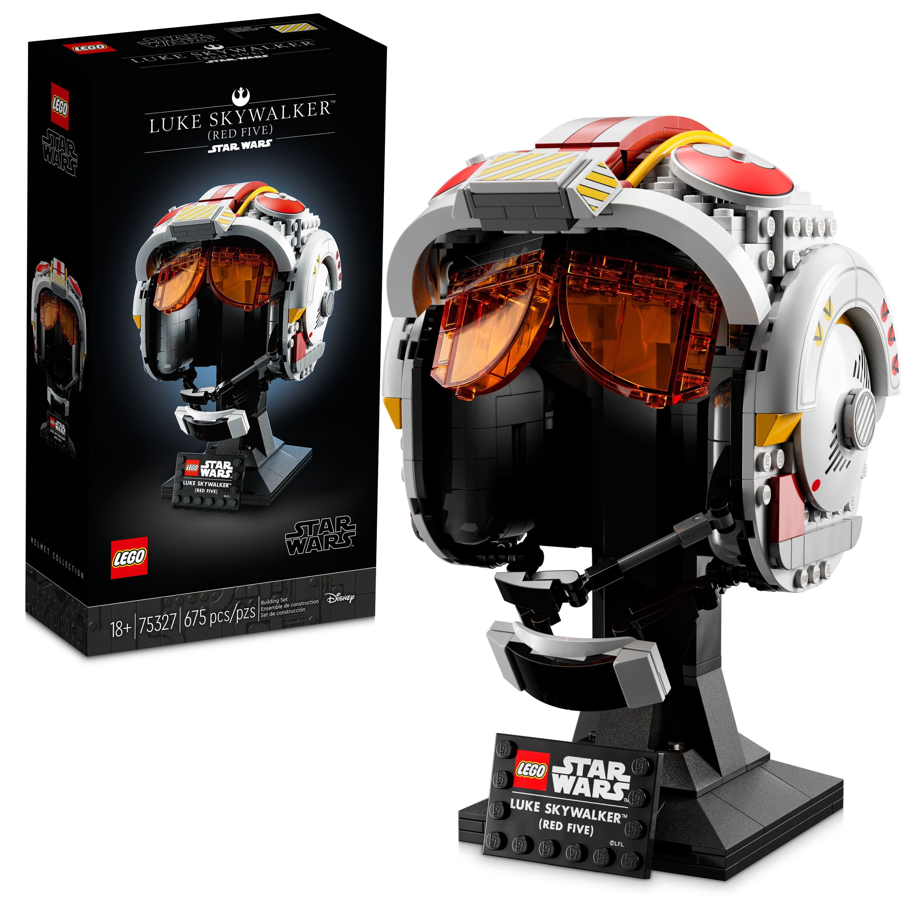 karakter minus Celsius LEGO Star Wars Luke Skywalker Red 5 Helmet for Adults 75327, Buildable  Display Model, Collectible Decoration for Home or Office, Great Birthday or  Back to School Gift for Star Wars Fans - Walmart.com