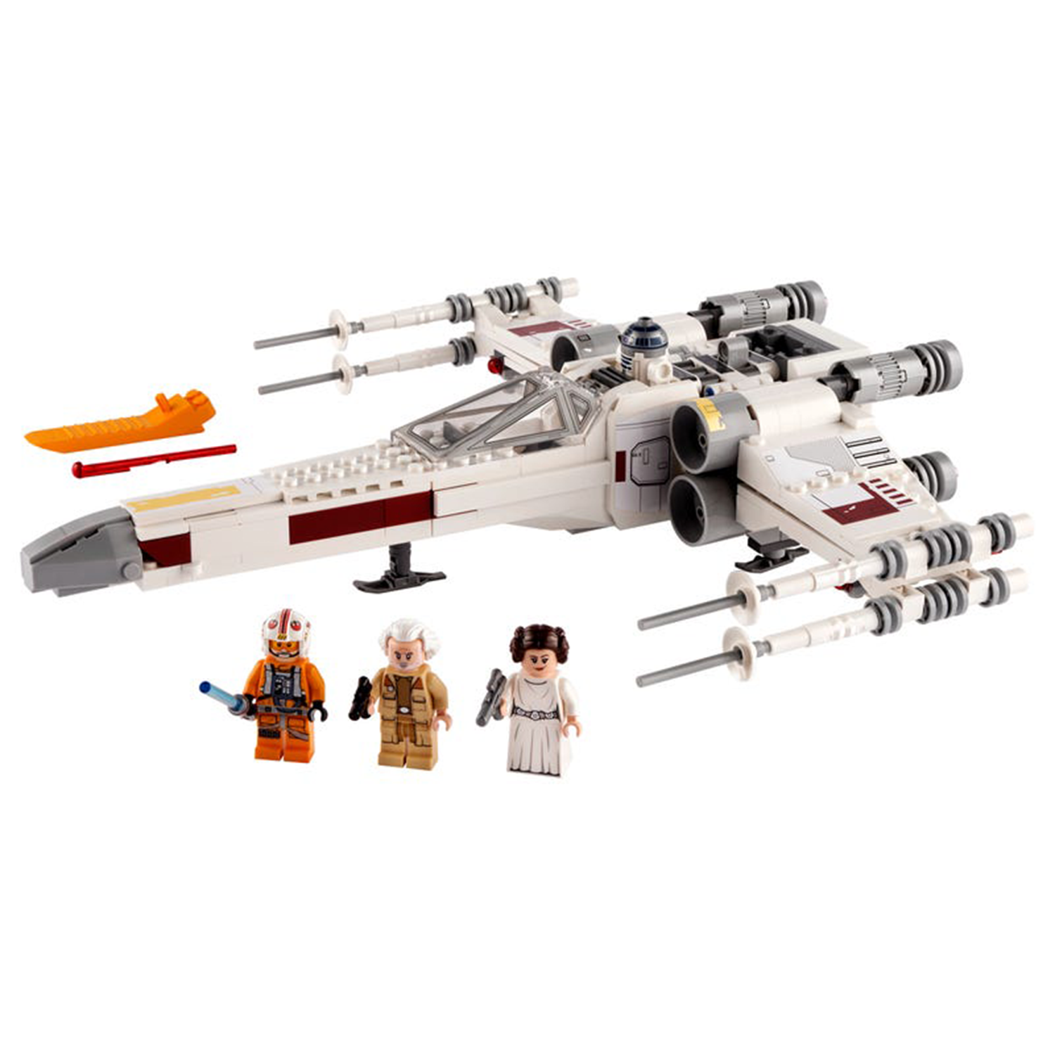 LEGO Star Wars Luke Skywalker's X-Wing Fighter 75301 Building Toy, Gifts for Kids, Boys & Girls with Princess Leia Minifigure and R2-D2 Droid Figure - image 1 of 7