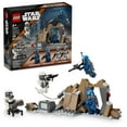 thumbnail image 1 of LEGO Star Wars: The Mandalorian Ambush on Mandalore Battle Pack, Building Toy with 4 Star Wars Minifigures, Collectible Brick Built Playset, Star Wars Gift Idea for Boys and Girls Ages 6 and Up, 75373, 1 of 9