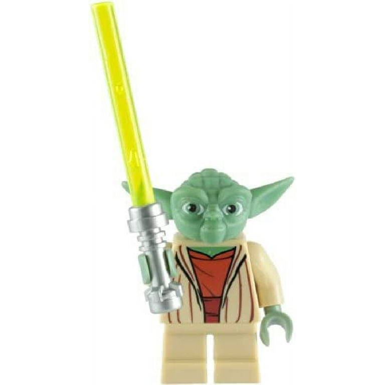 LEGO Star Wars: Master Yoda Minifigure With Green Lightsaber - Main Image