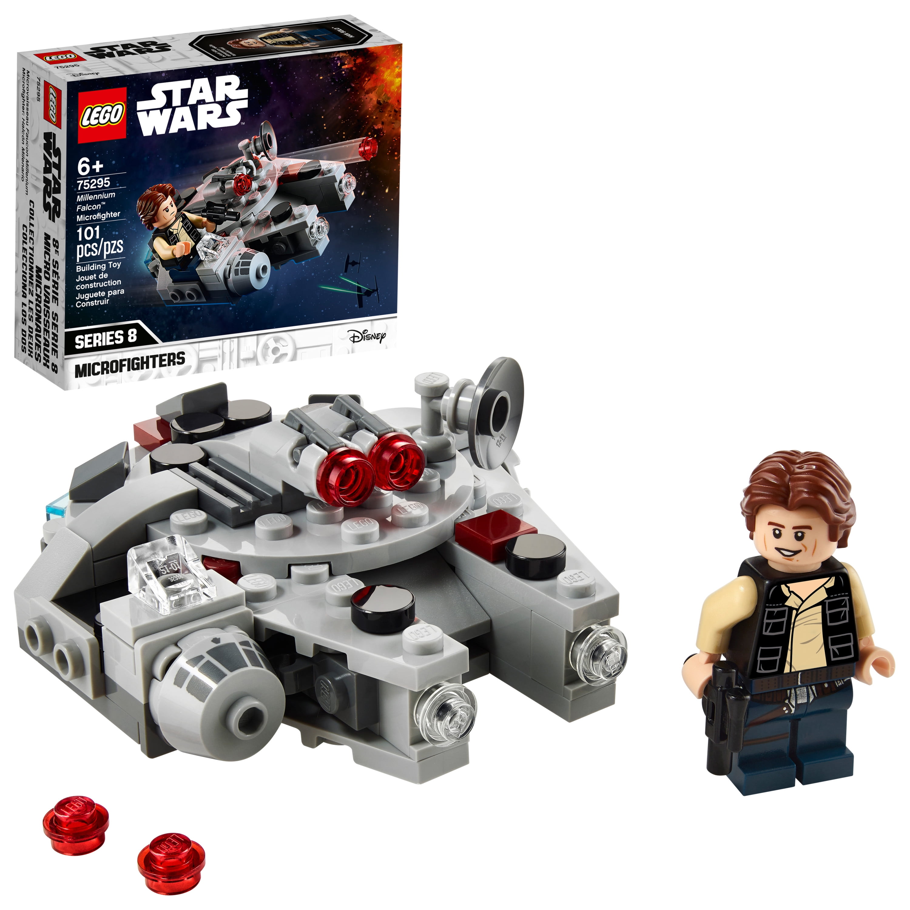 Knoglemarv uøkonomisk specielt LEGO Star Wars Millennium Falcon Microfighter 75295 Building Toy for Kids  (101 Pieces) - Walmart.com