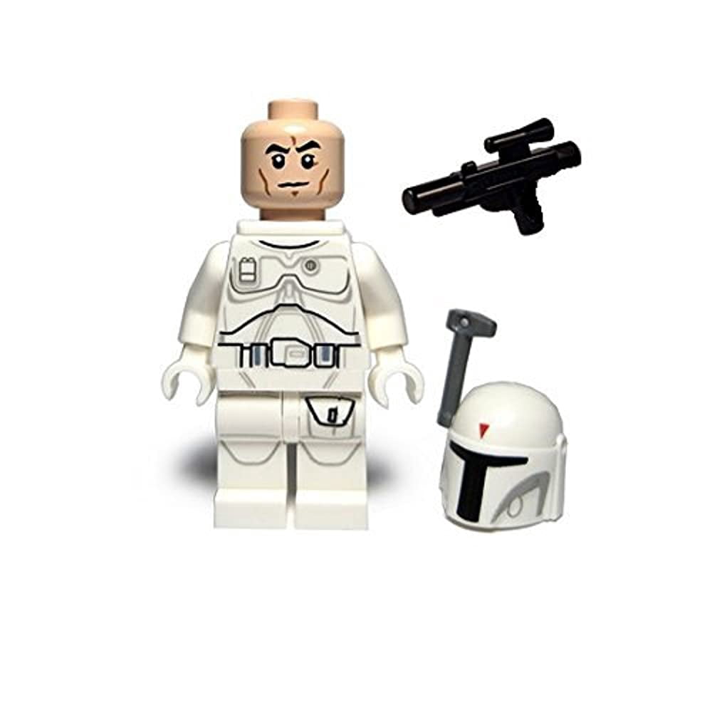 LEGO Star Wars Minifigure Boba Fett White Proto Prototype 2015