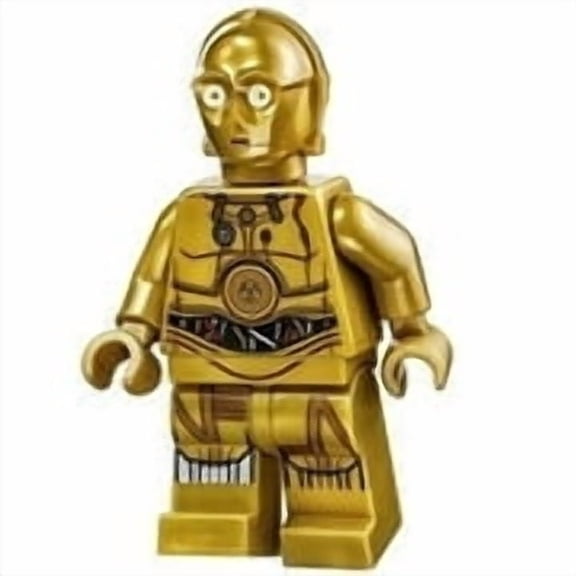 LEGO Star Wars Minifigure - C-3PO Printed Legs Colorful Wires (75059)