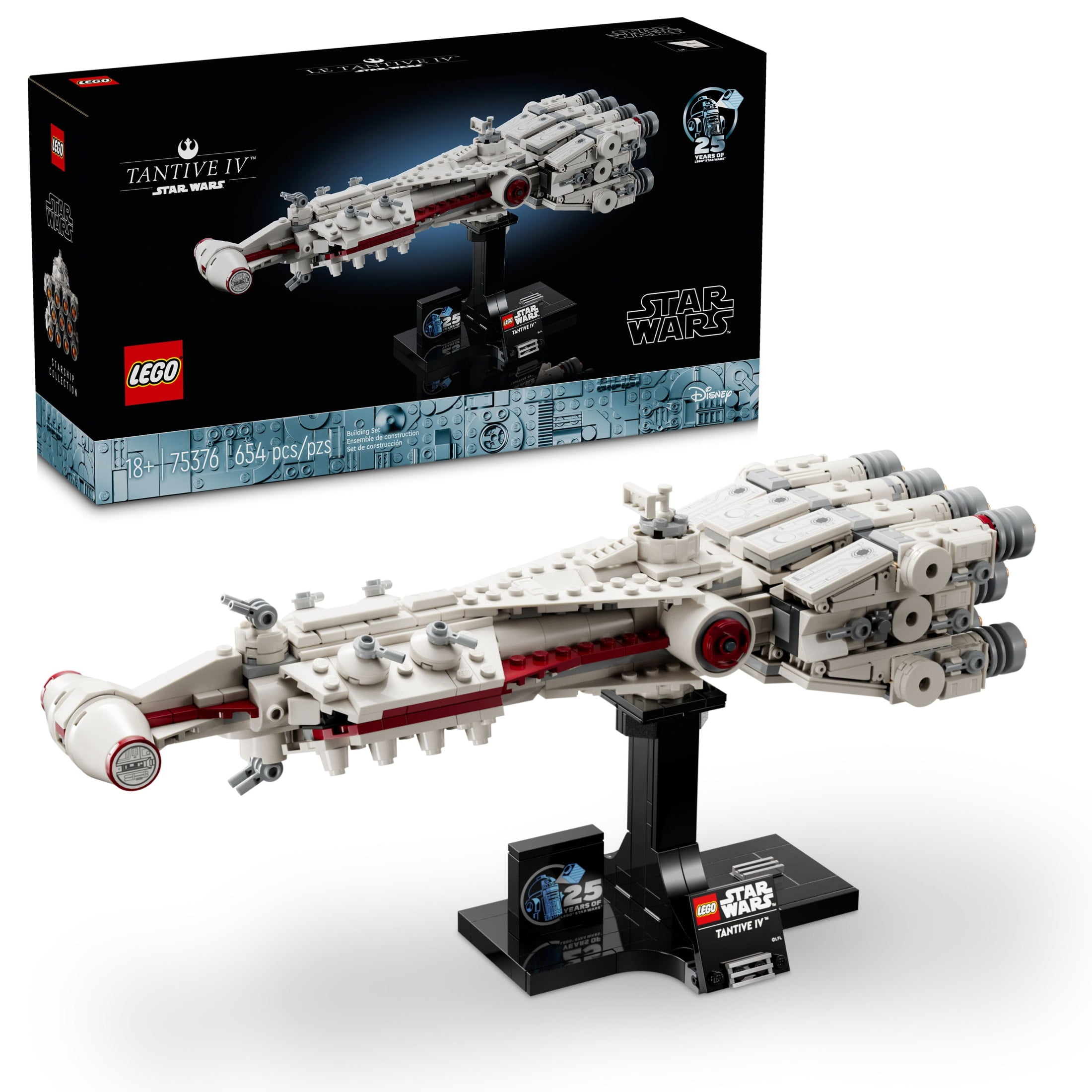 LEGO Star Wars: A New Hope Tantive IV Building Set for Adults - Gift for Christmas - Collectible Display Set for Star Wars Fans, Ages 18+ - 75376