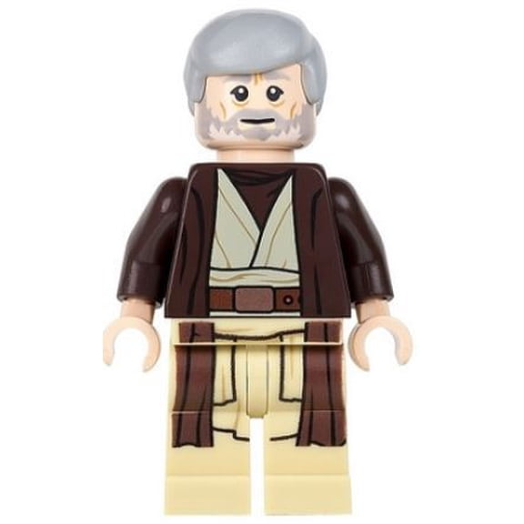 LEGO Star Wars Obi-Wan Kenobi Minifigure [Dark Brown Hooded Coat] [No Packaging]