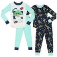 thumbnail image 1 of LEGO Star Wars Pajama Set For Girls, 4-Piece Cotton Blend, Navy, Size 4, 1 of 5