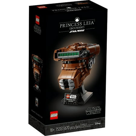 LEGO Star Wars Princess Leia (Boushh) Helmet 75351 Building Set (670 Pieces)