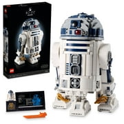 LEGO Star Wars R2-D2 75308 Droid Building Set for Adults, Collectible Display Model with Luke Skywalker s Lightsaber, Great Birthday and Anniversary Gift for Husbands, Wives, any Star Wars Fans