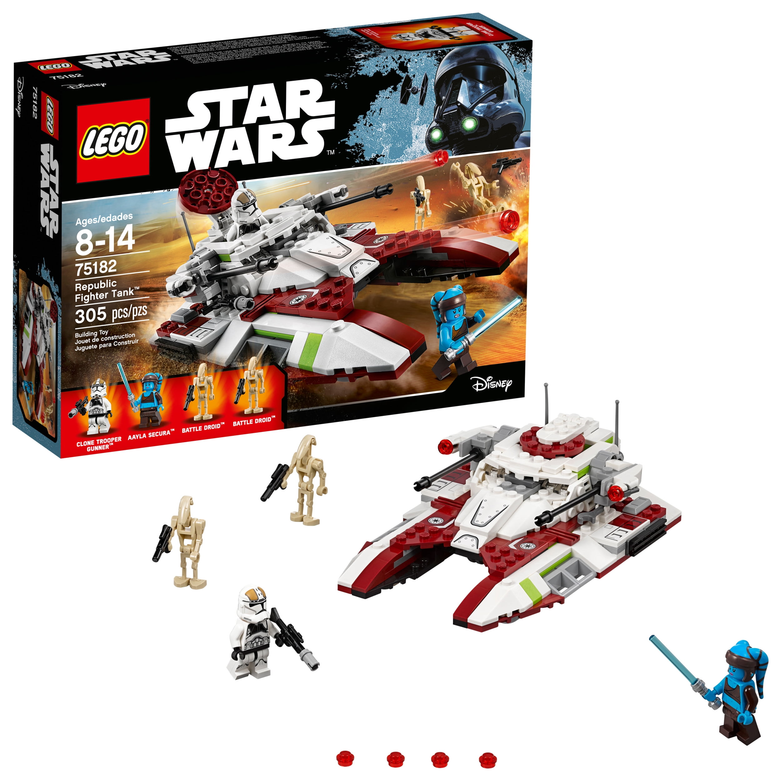 Gylden Alt det bedste overdrive LEGO Star Wars™ Republic Fighter Tank 75182 (305 Pieces) - Walmart.com