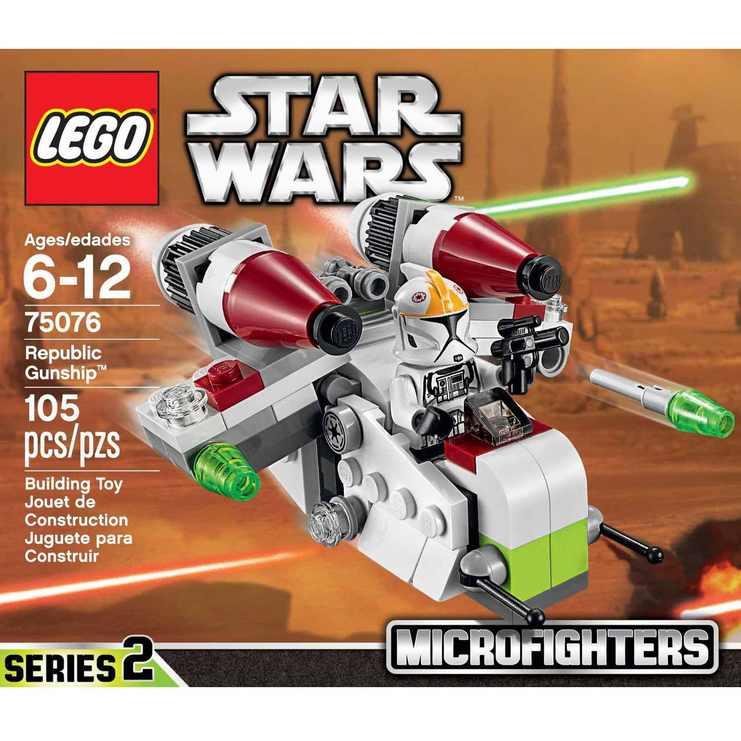 kiwi kredit Komprimere LEGO Star Wars Republic Gunship - Walmart.com