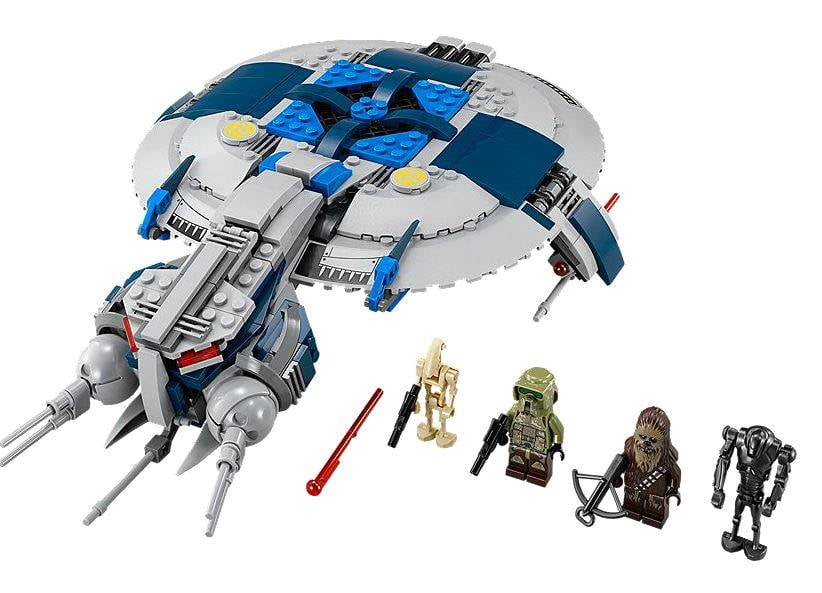 LEGO Star Wars Revenge of the Sith Droid Gunship w 4 Minifigures 75042 Walmart
