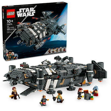 LEGO Star Wars: Skeleton Crew The Onyx Cinder Building Set, Collectible Spaceship Star Wars Toy with 5 Minifigures, 75374