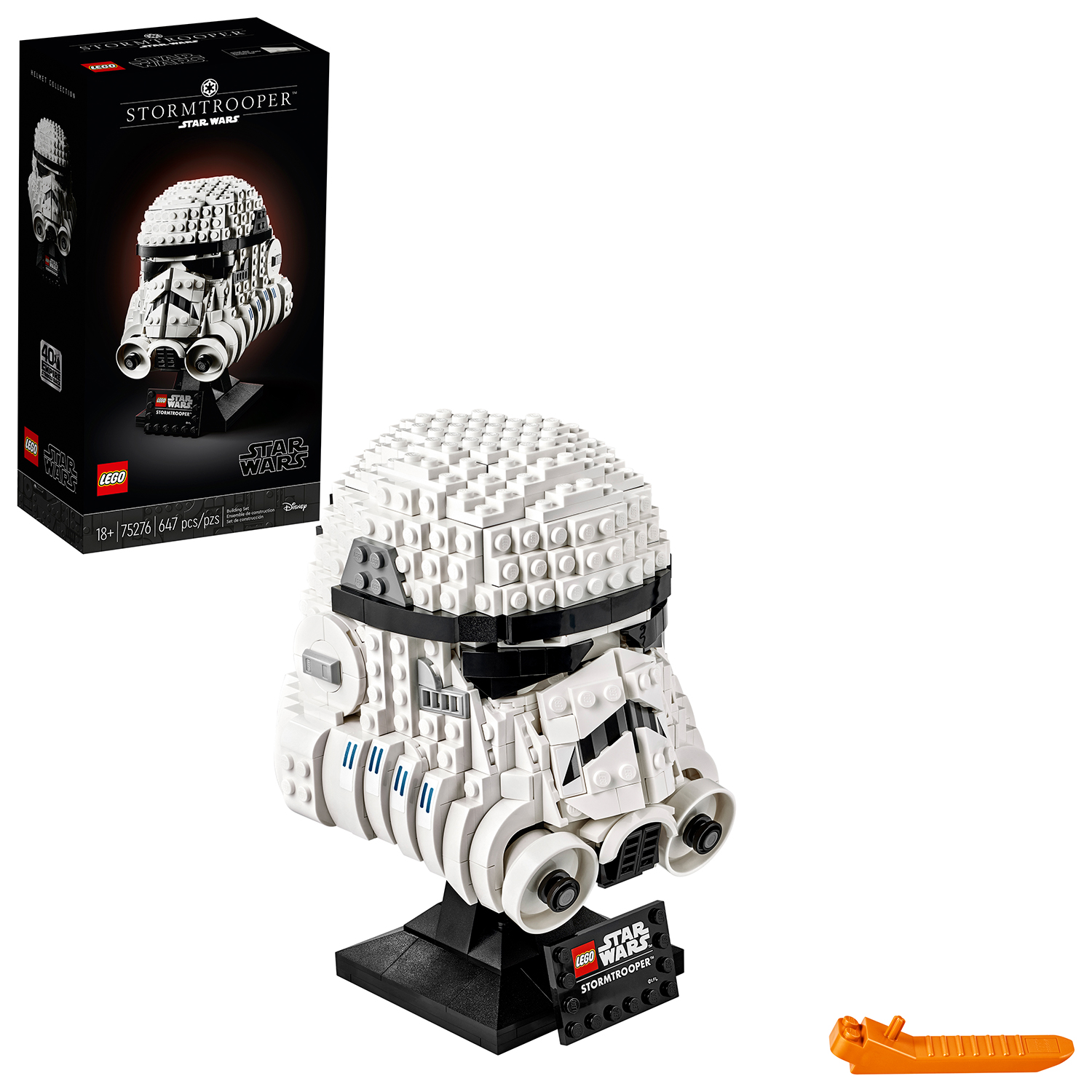 LEGO Star Wars Stormtrooper Helmet 75276 Building Kit, Cool Star Wars Collectible for Adults (647 Pieces) - image 1 of 8