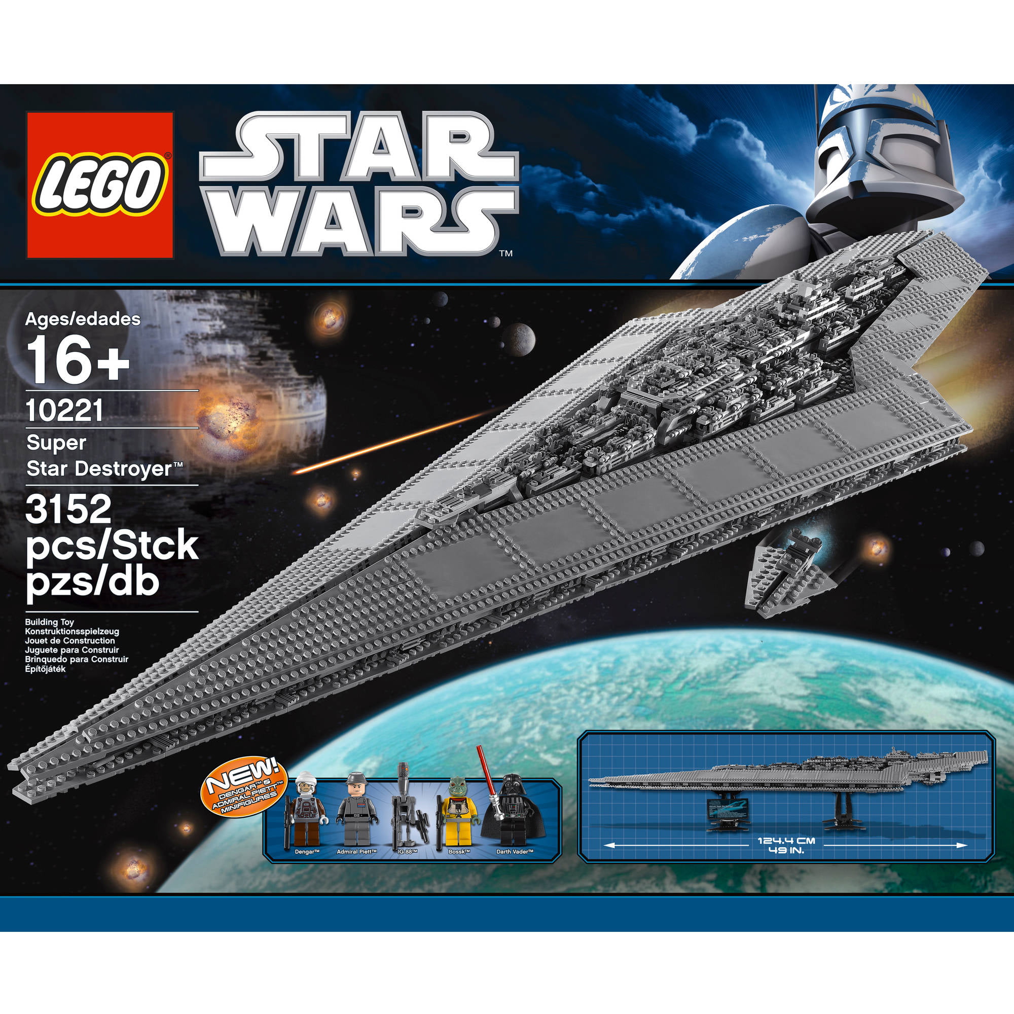 Betjening mulig ægtemand meddelelse LEGO Star Wars Super Star Destroyer 10221 - Walmart.com