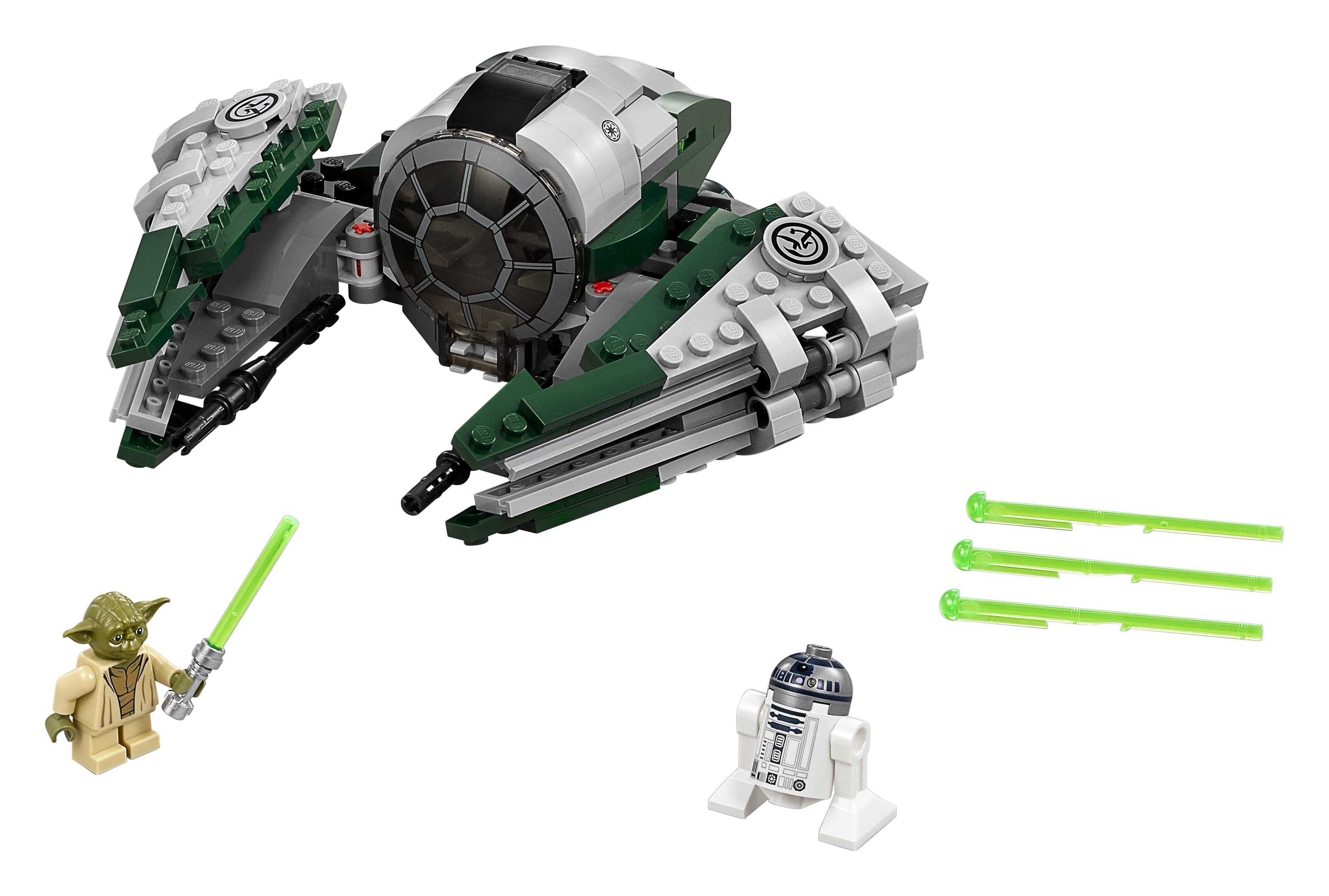 skranke pude aflivning LEGO Star Wars TM Yoda's Jedi Starfighter 75168 - Walmart.com