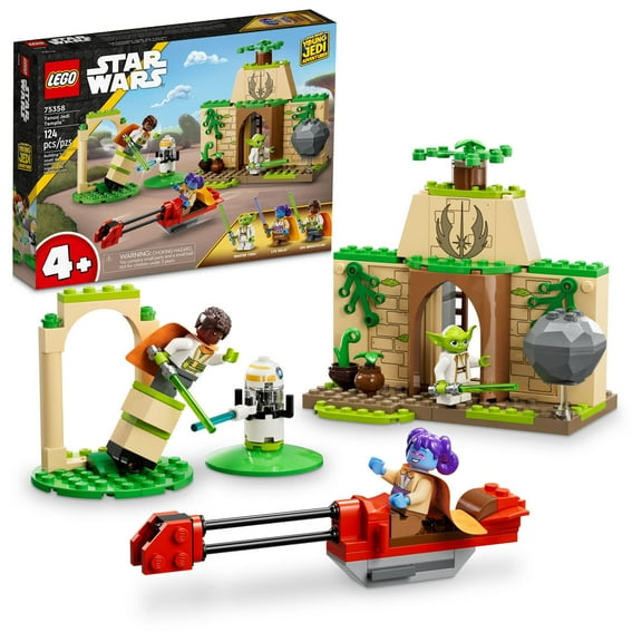 LEGO Star Wars Tenoo Jedi Temple Building Set with Kai Brightstar and Yoda Figures - Star Wars Toy Starter Set - Birthday Gift for Preschoolers, 75358
