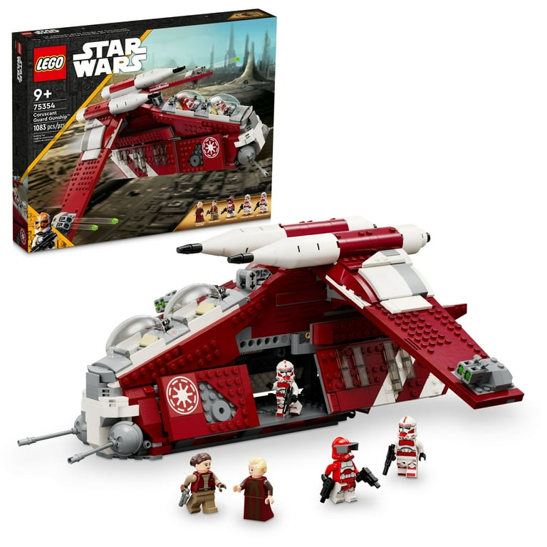 LEGO Star Wars: The Clone Wars Coruscant Guard Gunship 75354 Buildable Star  Wars Toy for 9 Year Olds, Gift Idea for Star Wars Fans Including