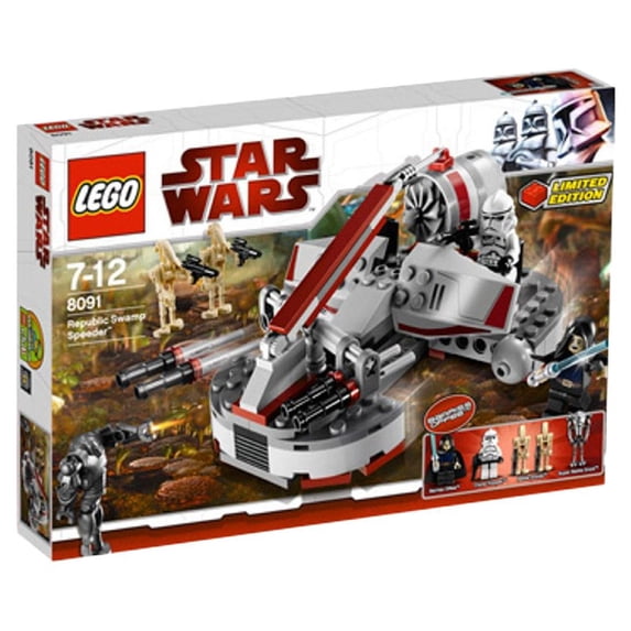 LEGO Star Wars The Clone Wars Republic Swamp Speeder Exclusive 8091 Building Set (176 Pieces)