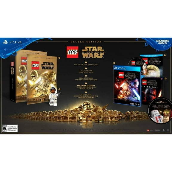 LEGO Star Wars The Force Awakens Deluxe Edition, Warner Bros., PlayStation 4, 883929540525