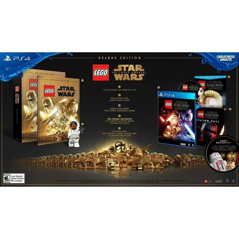 Wars PlayStation Bros., Warner The 883929540525 LEGO Force Star Awakens 4, Deluxe Edition,