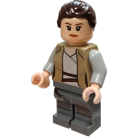 LEGO Star Wars The Force Awakens Rey Minifigure [Dark Tan Jacket] [No Packaging]