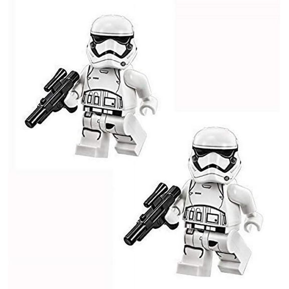 LEGO Star Wars: The Force Awakens Stormtrooper Mini Action Figure, with Blaster Guns (1.5")