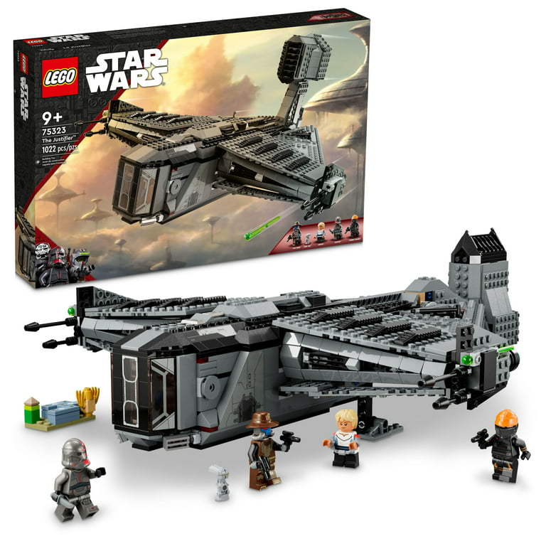 LEGO Star Wars Justifier 75323, Star Wars Toy Starship with Cad Bane Minifigure and Todo 360 Droid Figure, The Bad Set, Gifts for Boys & Girls or Any
