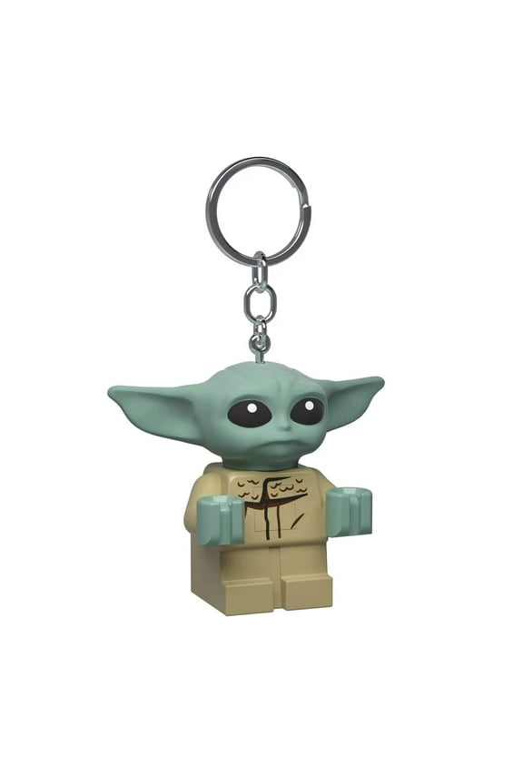 LEGO Star Wars The Mandalorian Keychain Light - Grogu - 2 Inch Tall Figure (KE179AH)