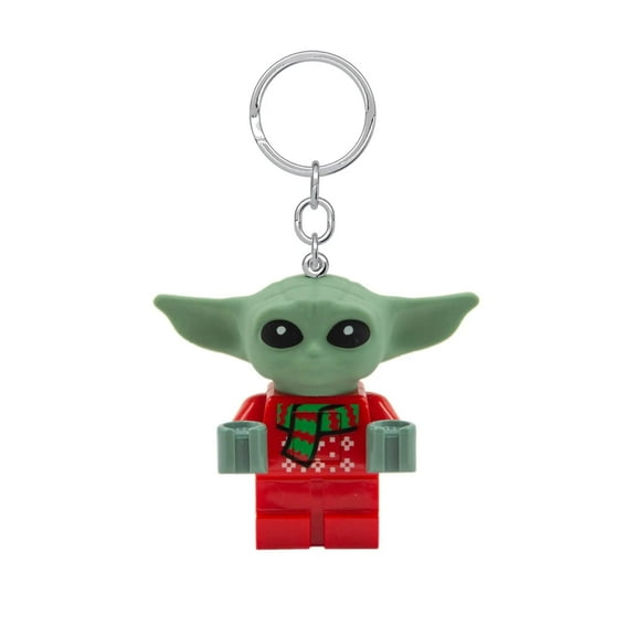 LEGO Star Wars The Mandalorian Keychain Light - Grogu Holiday Sweater (KE208AH), Ages 6+, 1 Keychain Light