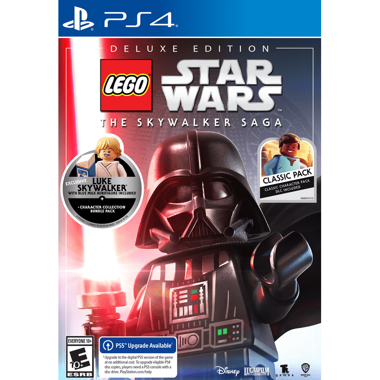skrive Forfatning Funktionsfejl LEGO Star Wars: The Skywalker Saga Deluxe Edition - PlayStation 4 -  Walmart.com