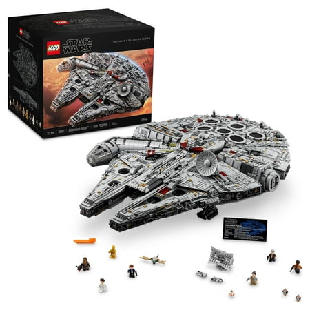 LEGO Star Wars Ultimate Millennium Falcon 75192 Expert Building Set and Starship Model Kit, Movie Collectible, Featuring Han Solo's Iconic Ship