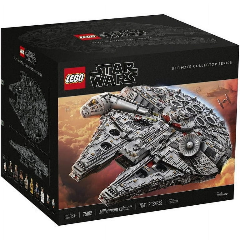 LEGO Star Wars Ultimate Millennium Falcon 75192 Expert Building Set and  Starship Model Kit, Movie Collectible, Featuring Han Solo's Iconic Ship 