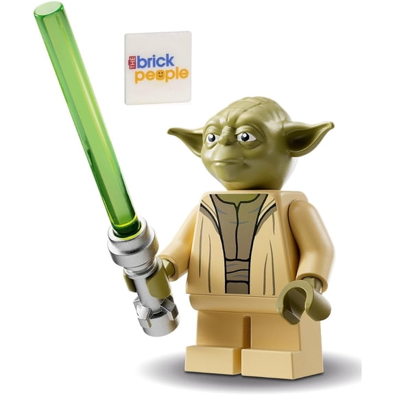 LEGO Star Wars: Yoda Minifigure with Lightsaber - Ages 6+