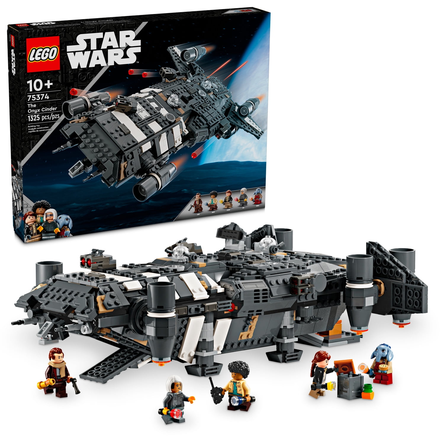 LEGO Star Wars: Skeleton Crew The Onyx Cinder Building Set, Star Wars Toy with 5 Minifigures, 75374 LEGO Star Wars: Skeleton Crew The Onyx Cinder Building Set, Star Wars Toy with 5 Minifigures, 75374