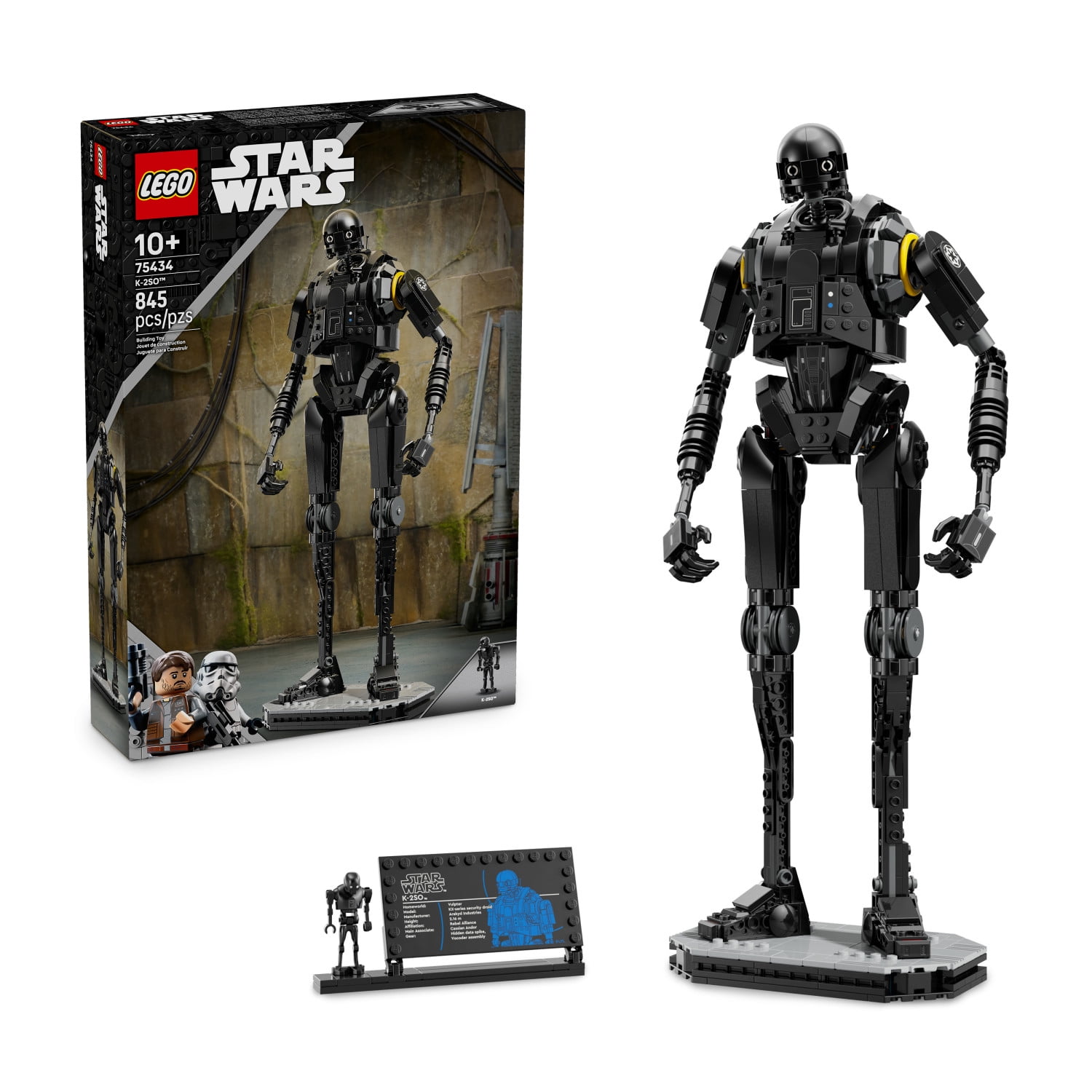 LEGO Star Wars: Andor K-2SO Security Droid - Building Toy For Kids, Ages 10+ - Makes a Cool Gift for Boys and Girls - Model Kit and Room Decor Idea For Sci-Fi Adventure Fans - 75434