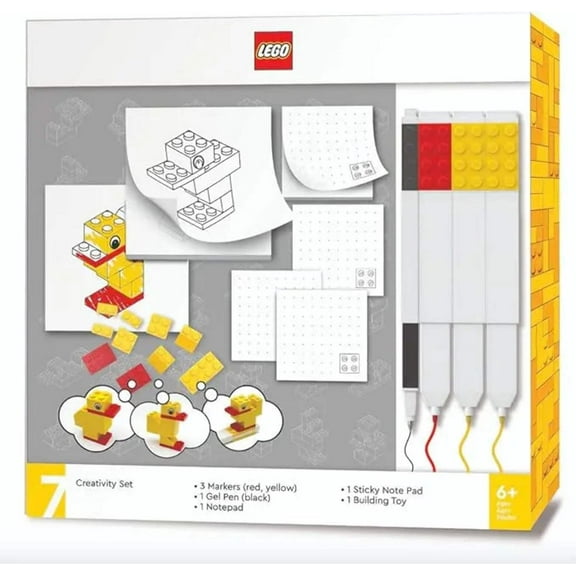 LEGO Stationery Creativity Set With Duck Building Toy (53466)